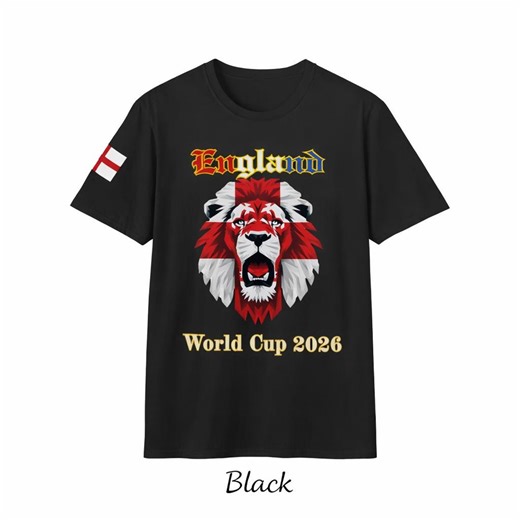 England Football Shirt 2026, England Fan Tee, Three Lions Shirt, England Supporters Shirt, World Cup 2026 England Top, Match Day Tee - Etsy UK