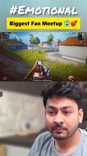 Biggest Fan Meetup 😱💕 #tranding #viralreels #shorts #emotional #bgmi #pubg #dynamogaming #cradles