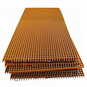 [Hot Item] Square Rectangular Molded Grating Non-Slip Pultruded and Molded Fiberglass Grating