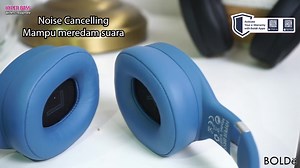 BOLDe HYPERBASS Headphone, a premium noice cancelling wireless phone for your best listening experience in every situation. Get it now from IDR 499K at stores near you ! | BOLDe