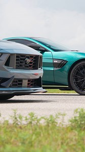 211K views · 7.1K reactions | Super Venom vs. F1 Edition Vantage  We lined the British muscle car up against our iconic supercharged Dark Horse Mustang for a head-to-head comparison. Watch the full series of races on YouTube now  Link in the comments ☝️ #HennesseyPerformance #Ford #FordMustang #MustangGT #SuperVenom #DarkHorse #AstonMartin #Vantage #F1edition #VantageF1 #Pennzoil #Racing #DragRace | Hennessey Performance | Facebook