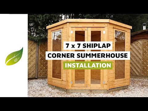 7 x 7 Corner Summerhouse Installation