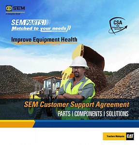 From a Preventive Maintenance (PM) plan to a comprehensive maintenance & repair plan, you’ll be able to find a management plan that fits your requirements and schedule. To find out more about SEM CSA, click here >> https://bit.ly/3Paf3HF 📧 sdi.care@simedarby.com | Tractors Malaysia