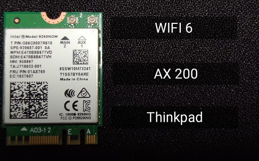 【诡异的拆解】笔记本升级WIFI6网卡 Thinkpad T480升级Intel AX200