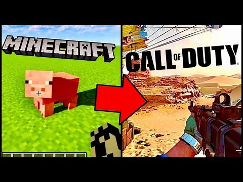 How to turn Minecraft into Call Of Duty Black Ops Cold War