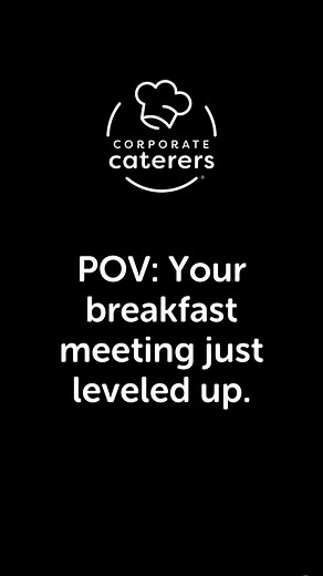 21 reactions |  POV: Your breakfast meeting just leveled up. Behold...
