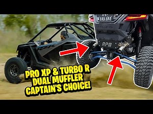 Pro XP & Turbo R E-Valve Muffler Is SICK! Captains Choice Exhaust On A Switch!