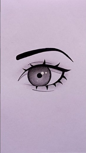 How to Draw a Beautiful Anime Eye | Step-by-Step Sketch Tutorial | A S Draw Art 👁️✨
