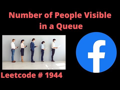 NUMBER OF PEOPLE VISIBLE IN A QUEUE | LEETCODE # 1944 | PYTHON MONOTONIC STACK SOLUTION