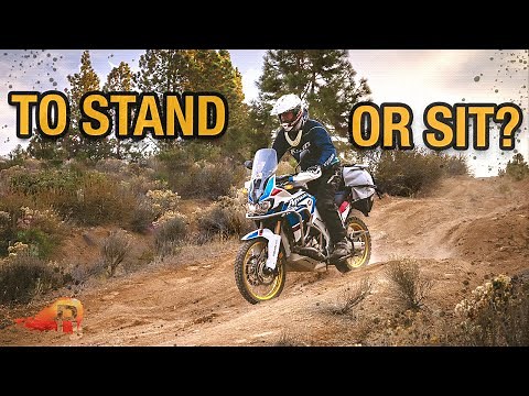 WHEN & WHY you should STAND while riding an ADV Motorcycle | OFFROAD Motorcycle Training