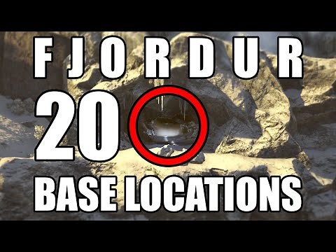 ARK Fjordur - 20 Base locations... Alpha spots, underwater caves, hidden locations and more...