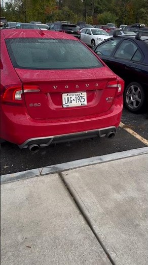 P3 Volvo S60 T6 3.0 Muffler + Resonator Delete (Cold Start) #automobile #exhaust #volvo #loudcars