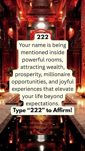 222 Angel Number Means Abundance #lawofattraction