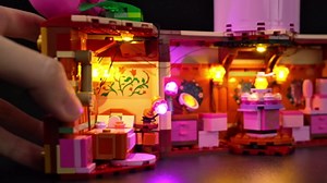 Light Kit for Lego Glinda Elphaba's Dormitory Collectible 75683, Innovative Led Lighting Kit Light Design Compatible with Lego 75683 Building Blocks Model - NOT Included The Model Set