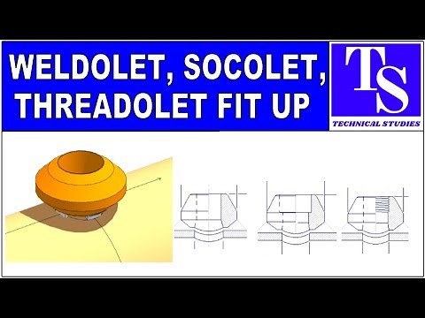 PIPING - WELDOLET, SOCOLET, THREADOLET FIT UP TUTORIAL FOR BEGINNERS Pipe fit up tutorials