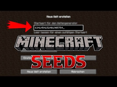 MINECRAFT SEED eingeben & Seed von Welt herausfinden (PC)