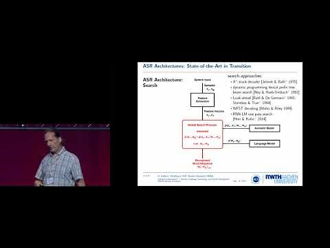 Ralf Schlüter: Modeling in automatic speech recognition: beyond Hidden Markov Models