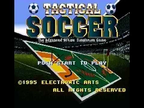 【SFC】 Tactical Soccer (タクティカル・サッカー) - INTRO - GAMEPLAY - SUPER FAMICOM