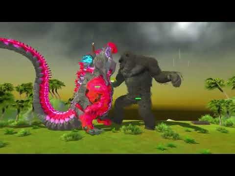 Kong vs Shin Godzilla Supercharged - Animal Revolt Battle Simulator