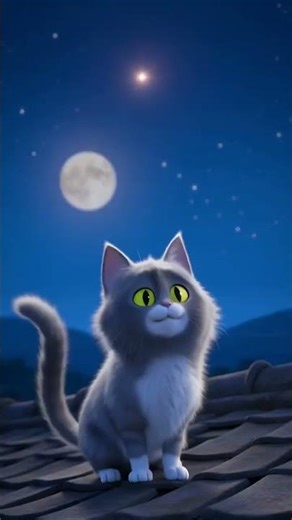 The cat and the stars🤩