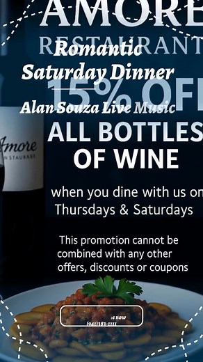 Amore Restaurant 180 N. Lime Ave Sarasota FL 34237 Reserve now:...