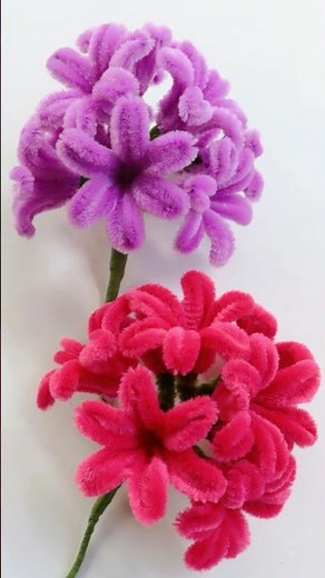 DIY Pipe Cleaner Crafts - How To Make Flower from Chenille Stems Pipe Cleaner #diy #handmade