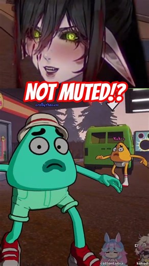 CRELLY THOUGHT SHE WAS MUTED | #collab #shorts