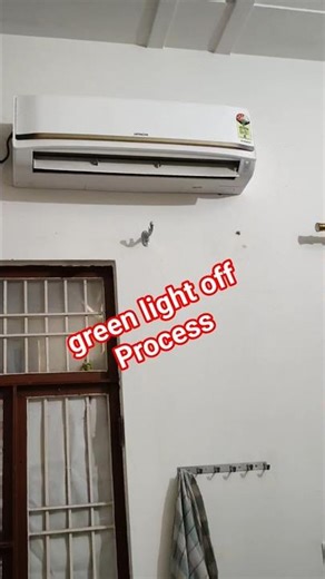 hitachi split ac green light on-off problem solve | how to off green light hitachi split ac || BABLU