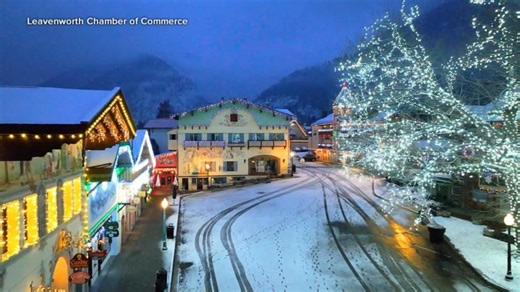Inside Leavenworth Christmas town