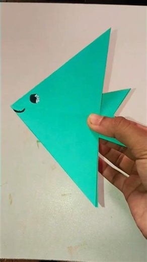 How to make craft paper fish#easycraft#papercraft