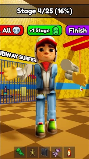 SUBWAY SURFERS PRISON RUN #shorts #roblox #trending #viral