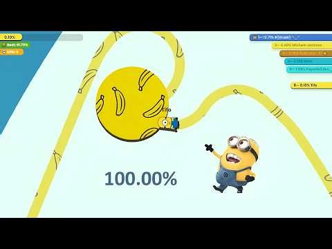 Paper.io 3 [Minions] Map Control: 100.00%