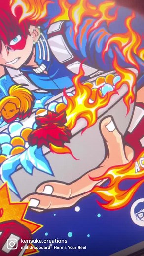 MHA Flaming Frostbites cereal. | Kensuke Creations