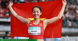 Hot girl điền kinh Kim Anh đạt kỳ tích sự nghiệp, góp sức cho “mỏ vàng“ SEA Games