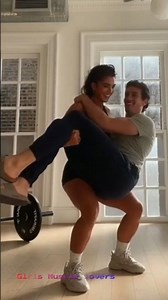 strong girl lift and carry man part 134 #stronggirl #piggyback #liftandcarrychallenge