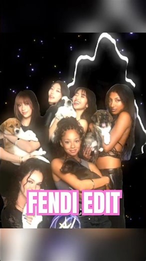 FENDI EDIT TREND #shorts #girlgroup #blackpink