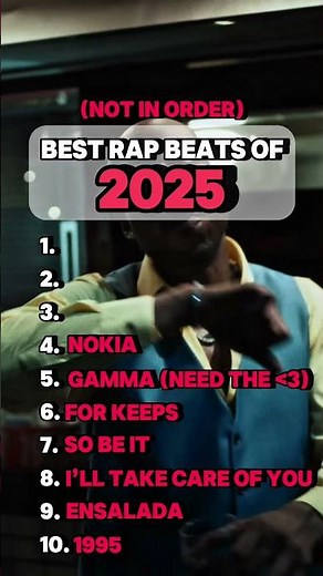Top 10 Rap Beats Of 2025!