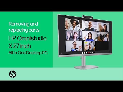 Removing and replacing parts | HP Omnistudio X 27 inch All-in-One Desktop PC | HP Support
