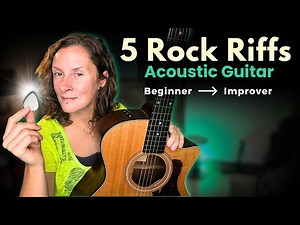 5 Classic Rock Riffs to Build Killer Picking Technique (Acoustic Guitar Lesson)