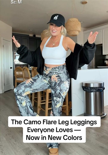 Discover the New Colors of Camo Flare Leggings
