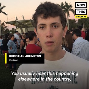 268K views · 1.4K reactions | After 17 people were killed in a school shooting, a community gathered to support one another and grieve together | NowThis | Facebook