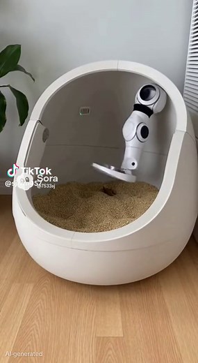 Revolutionary AI Cat Litter Box with Automated Cleaning