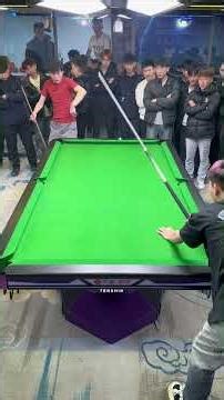 @吴兆良台球 皇帝的新球./#塔里克球杆 #匠心雷霆