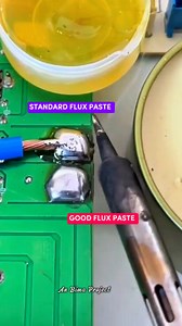 ASMR! comparing two types of solder flux paste #ASMR #soldering #satisfying #Fluxsolder #electronics | An Bima