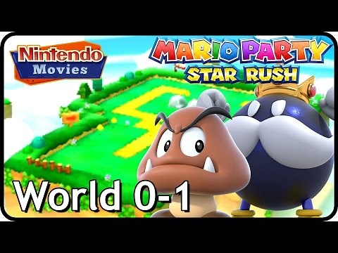 Mario Party Star Rush - Toad Scramble - World 0-1 (Multiplayer)