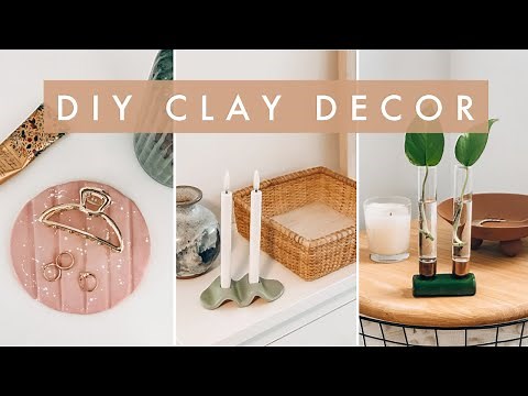 Easy DIY Clay Projects To Try This Year | Air Dry + Oven Bake Clay Decor