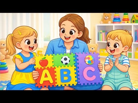 📘✨ Learn A to Z Alphabet | Easy & Fun Learning Rhyme for Kids 🎶🔤