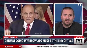 35K views · 22 reactions | Rudy Giuliani, the former Mayor of New York City, is now hawking MyPillow products, and it is humiliating. | TYT Network | Facebook