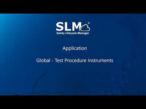 Global - Test Procedure Instruments