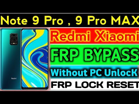 Xiaomi Note 9 - Pro Max Frp Unlock | MIUI 14 FRP BYPASS WITHOUT PC #redmi #unlock #frp